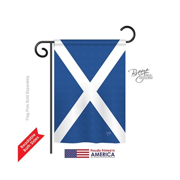 Gardencontrol St. Andrews Cross 2-Sided Impression Garden Flag - 13 x 18.5 in. GA879266